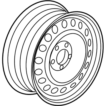 Chevy 9594785 Wheel, Steel