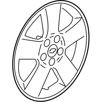 Chevy 9597197 Wheel Cover