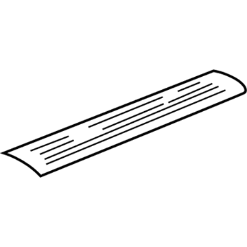 Cadillac 10390375 Rear Sill Plate