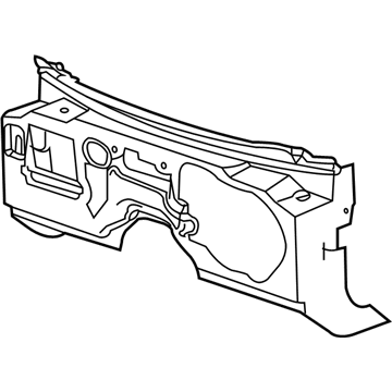 GM 20964857 Barrier Assembly, Dash Panel Interior Sound