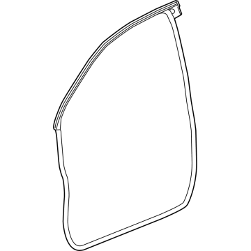 GM 84234296 Weatherstrip Assembly, Front Side Door (Door Side)