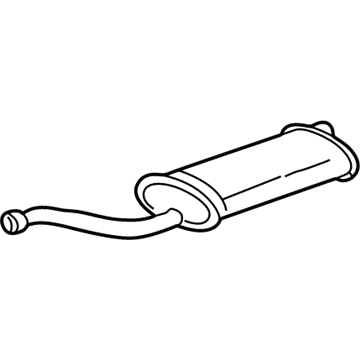 Chevy 15739173 Muffler