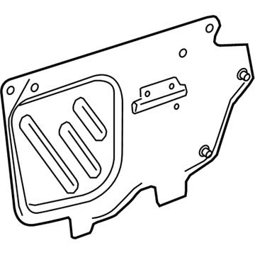 Cadillac 22888772 Water Deflector