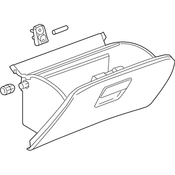 GM 95395181 Compartment Assembly, Instrument Panel *Black