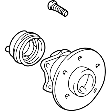 2003 Pontiac Vibe Wheel Bearing - 88970098