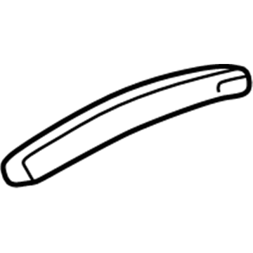 GM 10313371 Weatherstrip, Front Side Door Window Upper