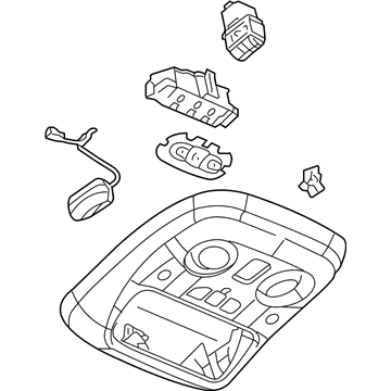 Chevy 15187441 Roof Console