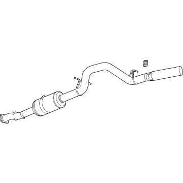 GM 87858138 FILTER ASM-EXH PRTLT (W/ EXH PIPE)