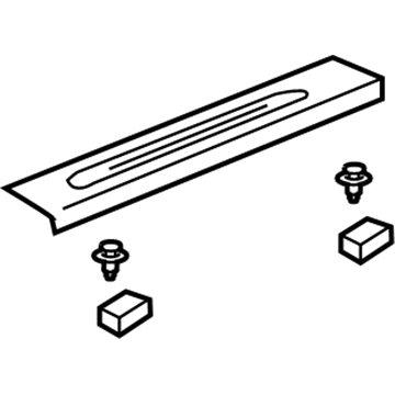 GM 20980891 Retainer Assembly, Front Side Door Opening Floor Carpet *Titanium