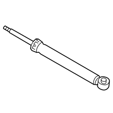 GM 95440473 Rear Shock Absorber Assembly (W/ Upper Mount)