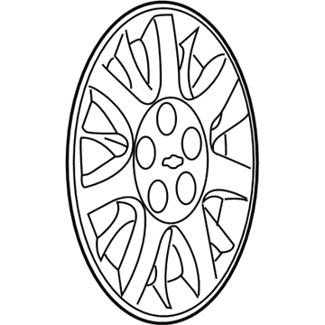 Chevy 9592879 Wheel Cover