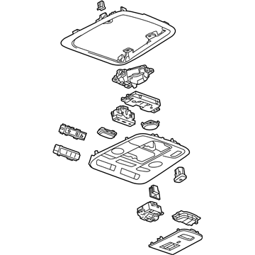 GM 84011346 Console Assembly, Roof *Platinum M