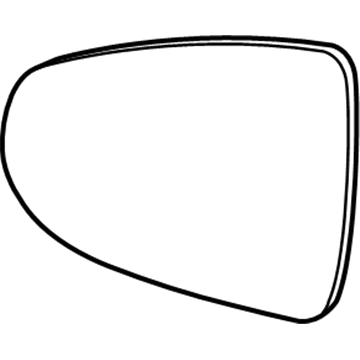 Chevy 20889222 Mirror Glass