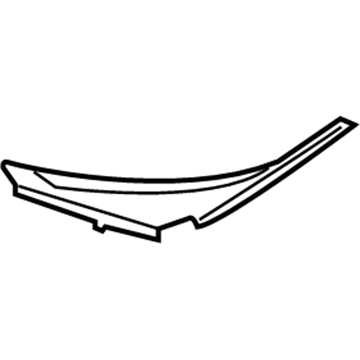 Chevy 23404977 Cowl Grille Side Extension