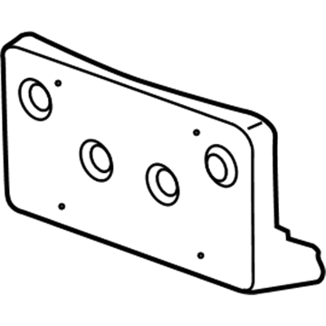 Chevy 23236459 License Bracket