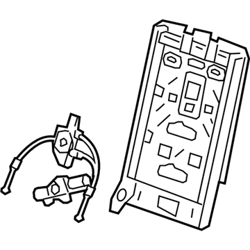 GM 84954285 Frame Assembly, 3Rd Row St Bk