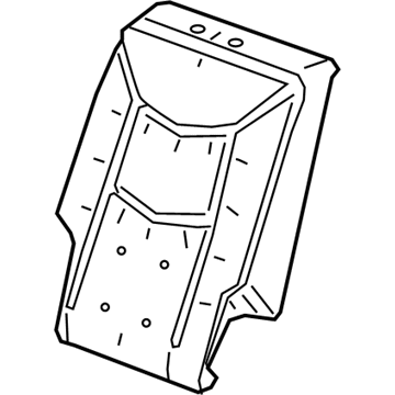 GM 84691645 Pad Assembly, 3Rd Row St Bk