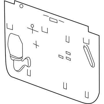 Chevy 21996547 Water Deflector