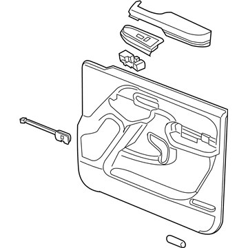 Cadillac 15281996 Door Trim Panel