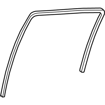 2000 GMC C2500 Weather Strip - 15018503