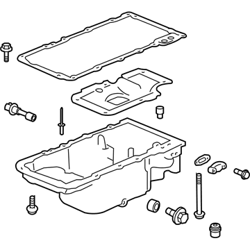 Chevy 12640748 Oil Pan