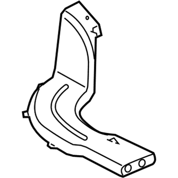 Cadillac 15804917 Rear Duct