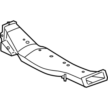 Cadillac 15793457 Rear Duct