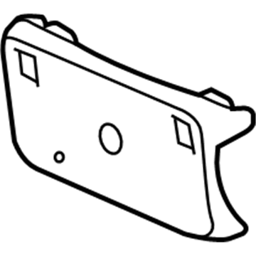 Chevy 23354526 License Bracket