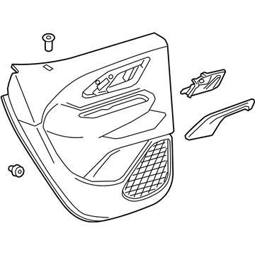 GMC 84428191 Door Trim Panel