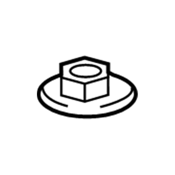 GM 11609470 Nut Assembly, Hexagon And Flat Wea And Metric Hexagon