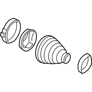 GM 95228734 Boot Kit, Front Wheel Drive Shaft Cv Joint Inner