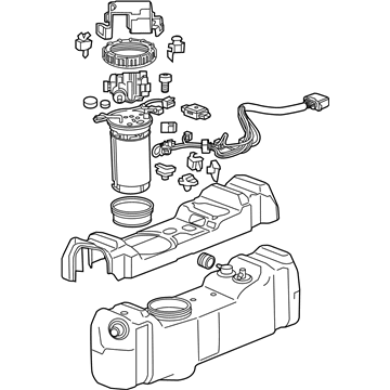 Chevy 23125858 Tank Assembly