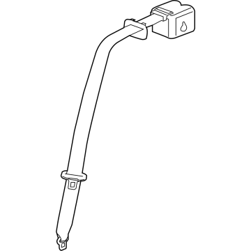 Cadillac 84815211 Center Belt Assembly