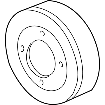 Buick 14091833 Serpentine Idler Pulley