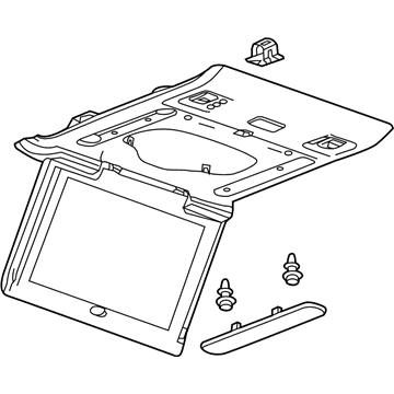 GM 84543600 Display Assembly, Video *Gray R