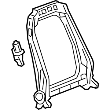 GM 13548590 FRAME ASM-F/SEAT BK