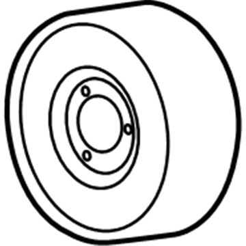 Chevy 12728996 Idler Pulley