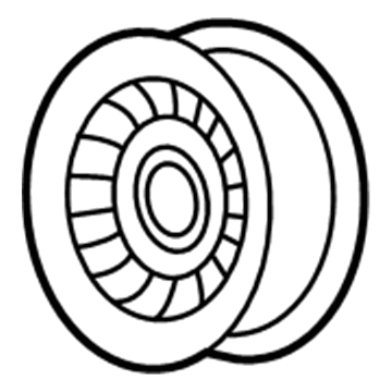 Chevy 12703922 Idler Pulley