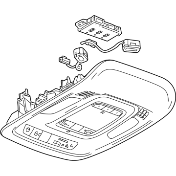 Buick 84951623 Overhead Console