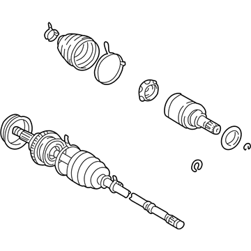 GM 88969205 Rear Wheel Drive Shaft