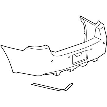 2010 Buick Lucerne Bumper - 25817527