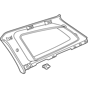 GM 88973271 Panel,Body Side Upper Trim *Gray