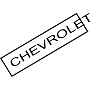 Chevy 15102877 Nameplate