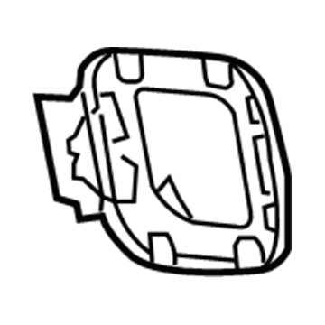 Saturn 15148443 Fuel Door