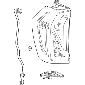 Chevy 85618754 LAMP,REAR STOP(INCLUDES 14,16,19)