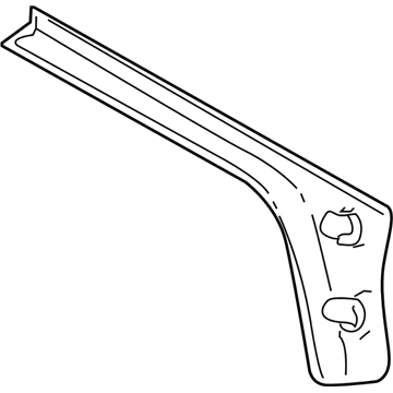 GM 25682908 Molding Assembly, Rear Window Drain Panel Garnish