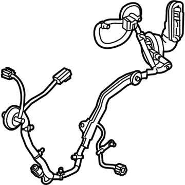 GM 84291001 Harness Assembly, Rear Side Door Door Wiring