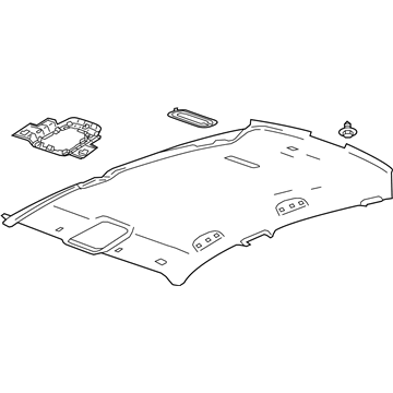 GM 22910365 Panel Assembly, Headlining Trim *Black