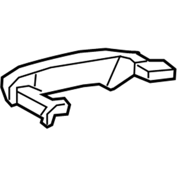 GM 42417202 Handle Assembly, Front Side Door Outside *Service Primer