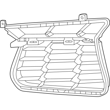 Chevy 86801628 Outer Grille